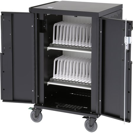 BRETFORD 2 Shelves, Store And Charge Up To 24 Devices, Ac Charging TCOREX24